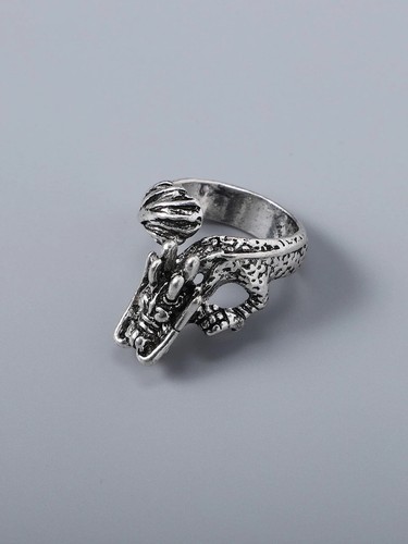 Anello uomo polsino drago - anello,