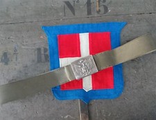 WW1 Riproduzione Cinturone Mod 1914 con Fibbia Ufficiale Regio Esercito Italiano