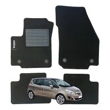 Set Tappeti in Moquette Adatti per OPEL Meriva B dal 2010 - (con 4 Attacchi)