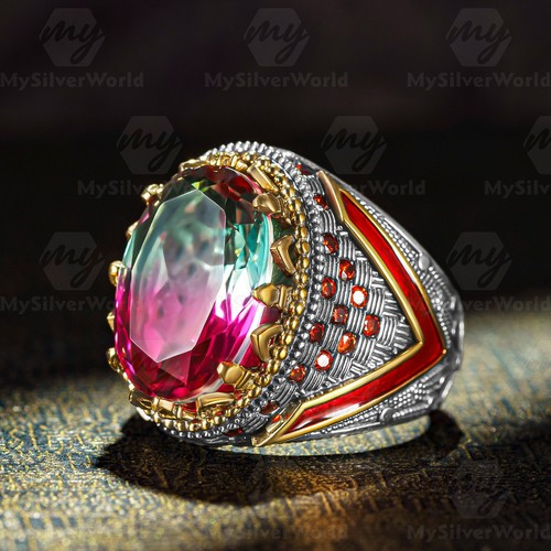 Anello uomo turco smaltato