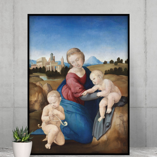 Stampa raffaello madonna - di,
