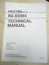 Rotel servizio manuale - rotel, servizio/manuale