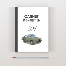 Carnet d'entretien Peugeot 504
