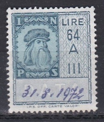 Italia 1966 marca da bollo - italia,
