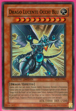 Drago lucente occhi blu - lucente,
