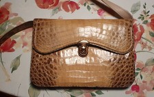 borsa coccodrillo albino