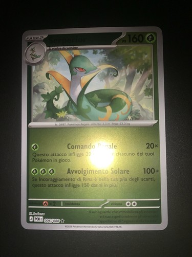 Pokemon carta serperior - pokemon,