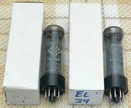 Telefunken el34 vacuum - vacuum, tube