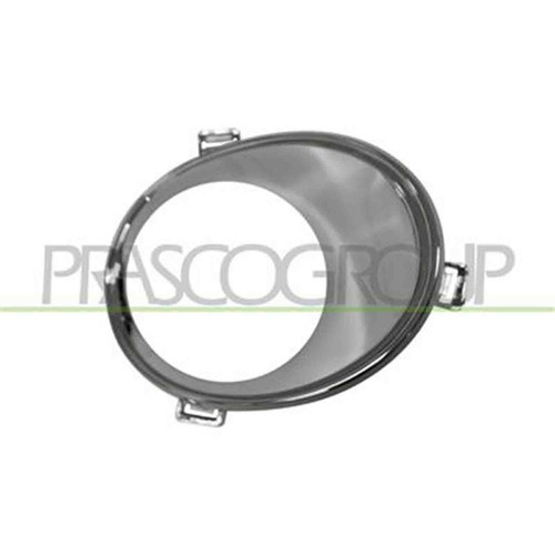 Cornice fendinebbia cromata - sx,