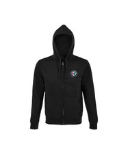 Felpa zip con cappuccio alfa - zip,