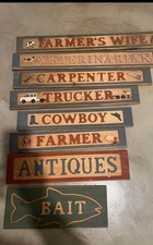 8 insegna pubblicitaria vintage Americane