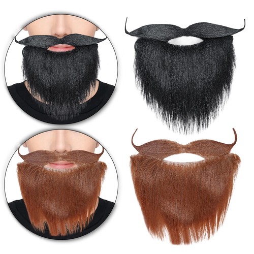 Moustache réaliste - , et