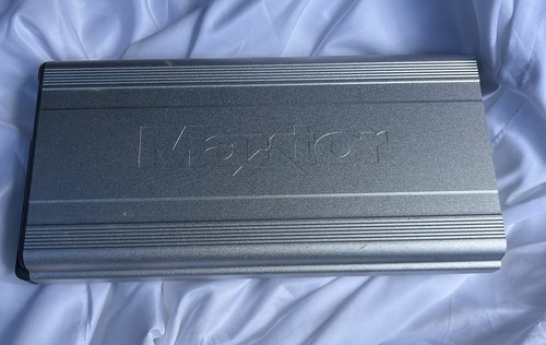 Maxtor hard drive - hard, silver