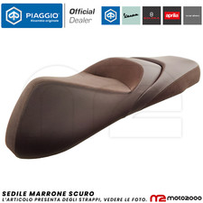 SELLA SEDILE MARRONE SCURO ORIGINALE PER PIAGGIO BEVERLY HPE 300 400 2021 2000 2