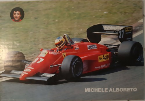 Poster michele alboreto - poster,