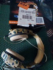 CUFFIE PER GIOCO CONSOLE O PC, USB+JACK+LUCI , COME NUOVE GUARDA.