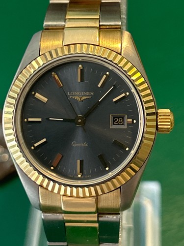 Longines ladies gold and - gold,
