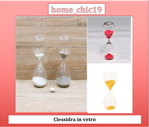 Clessidra vetro bomboniera - clessidra,