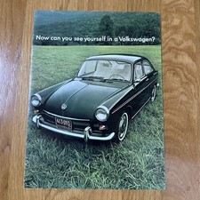 Brochure Catalogo Volkswagen Tipo 3 1600 Fastback 1968 Ottima Originale 68 VW