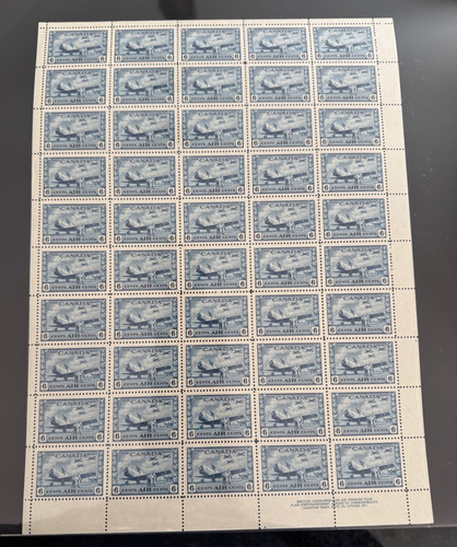 Canada sheet air - sheet, of