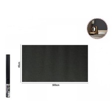 ROTOLO PELLICOLA ADESIVA NERA 45 CM X 5 METRI PER MOBILI CARTA DA PARATI 71119