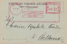 Italia 1934 cartolina - italia,