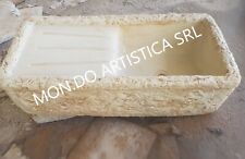 LAVANDINO LAVABO LAVELLO PILOZZO VASCA DESTRA/SINISTRA DA ESTERNO CEMENTO  MARMO