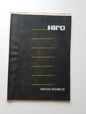 HIRO 125 1977 catalogo ricambi MOTORE originale ENGINE spare parts catalogue