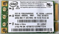 IBM Lenovo Intel 4965 AGN 802.11n Wireless-N Wifi scheda PCI-E full size 42T0865