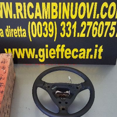 Volante pelle nera - pelle,