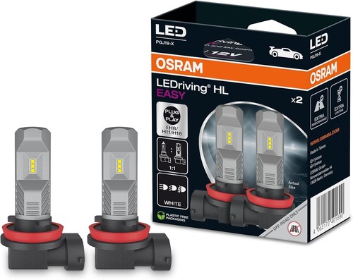 Coppia lampadine led osram - led, h8