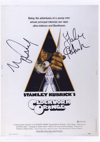 Clockwork orange signed - clockwork,