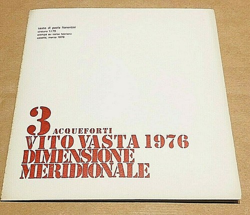 Acqueforti vito vasta 1976 - acqueforti,