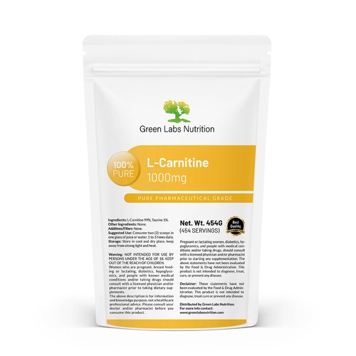 Carnitina polvere pura - polvere,