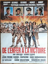 Affiche DE L'ENFER A LA VICTOIRE Hank MILESTONE Ray LOVELOCK G.CLAISSE 40x60cm 
