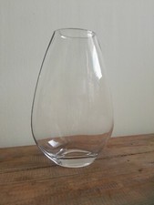 Vaso in vetro per fiori, decorazioni, vetro spesso trasparente robusto