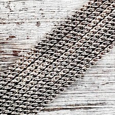 Bracciale Vintage Tiffany & Co. Argento Sterling 925 9 Fili Catena Flessibile 14K 7,5"