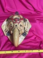 Antico battiporta elefante da