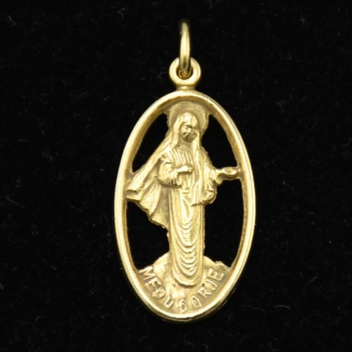 Ciondolo medaglietta madonna - ciondolo,