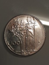 Moneta 100 Lire 1979 Repubblica Italiana  Rara, Difetto-errore Conio