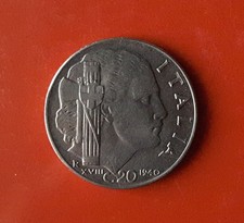 20 CENTESIMI 1940 ERRORE -
