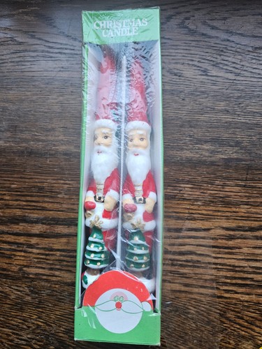 Candele natalizie babbo natale - candele,