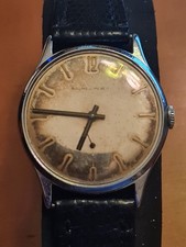 BAUME & MERCIER Orologio Vintage Solo Tempo Incabloc ANNI '50 Patina RARA 35mm