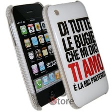 Cover Custodia Per iPhone 3GS 3G Bugie Ti Amo + Pellicola Salva Schermo