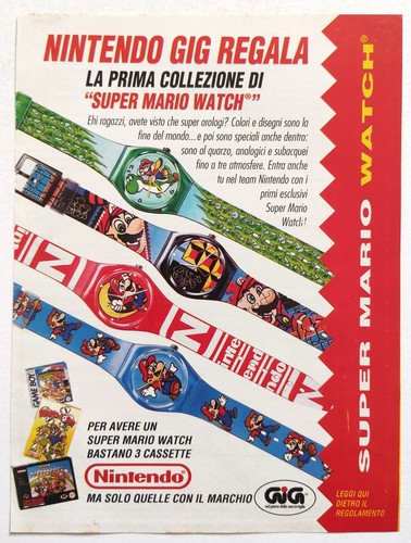 Pubblicita nintendo gig super - pubblicita',
