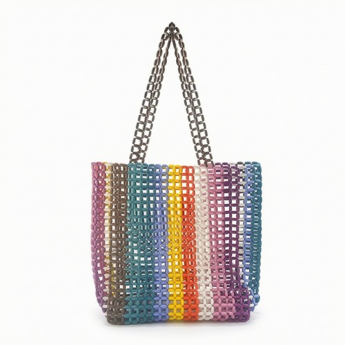 Borsa con perline legno - perline,