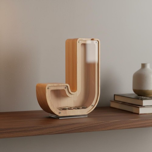 Salvadanaio legno - in,