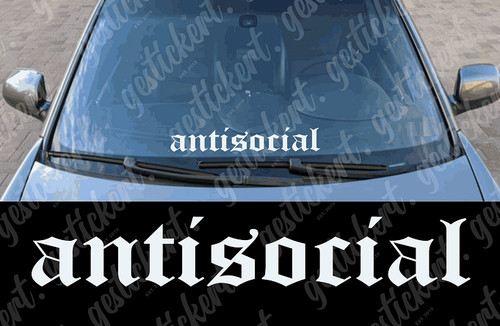 Adesivo antisociale cm - 55,