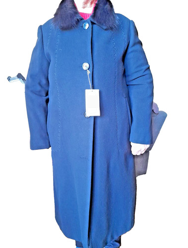 Cappotto con collo - , di