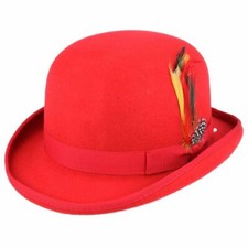 Cappello Bowler Feltro Lana